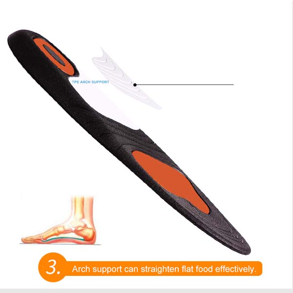 Shock Absorbtion Comfort and Energy PU Insole per adulti ZG -1869
