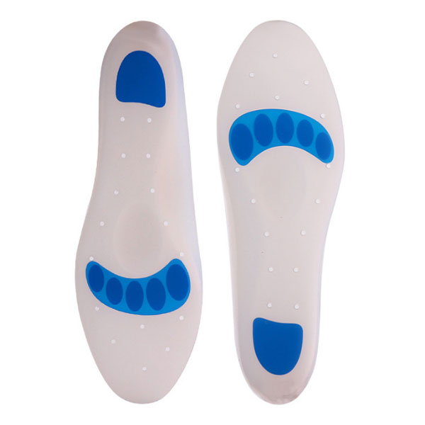 Alta qualità Comfortable Foot care Plantar Fasitis Scarpe Insetti Silicon Insole per pazienti ZG -217