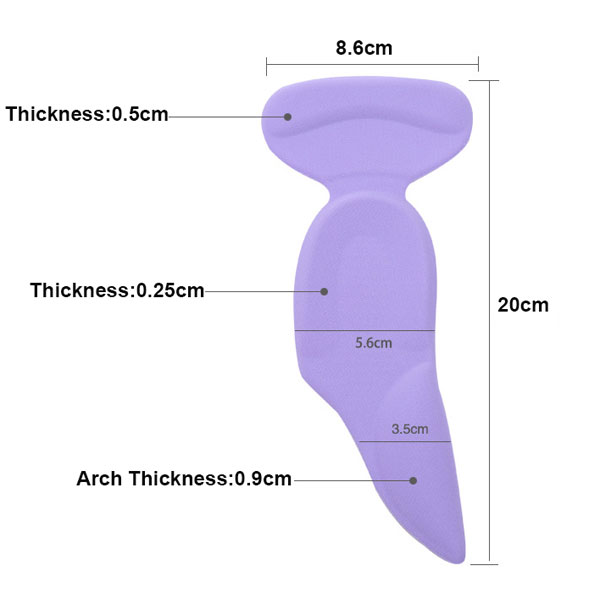 Soft Massaging Dolore Piede Relief Insole Maker for Women and Men ZG -312