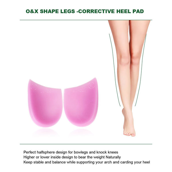 OX Tipo Leg Heel Inserts Ortopedia Insolore Perfetta Meta Sphere Design per le gambe Bow e Knock Knees ZG -1889