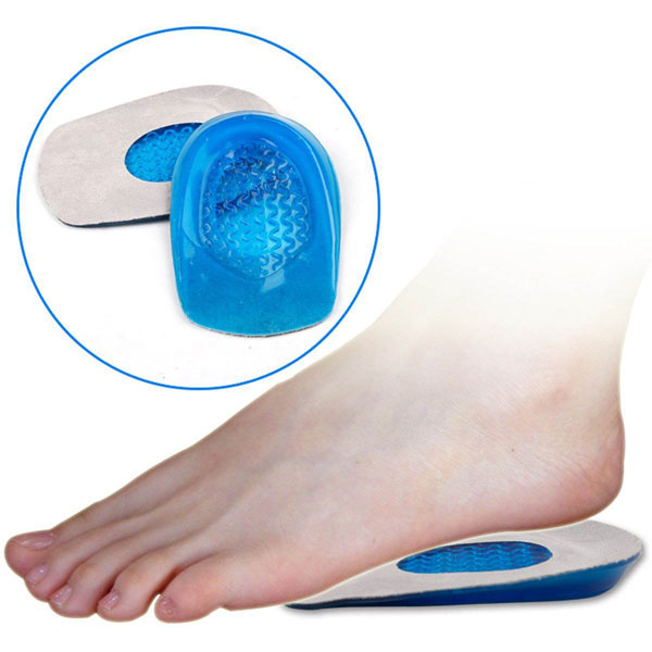 Super Comfortable Foot Care Silicone Gel Insole Heel Cups for Adults ZG -1898