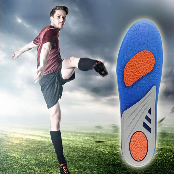Amazon Hot Selling Silicone Gel Insole Arch Support Sport Massage Insole per adulti ZG -266