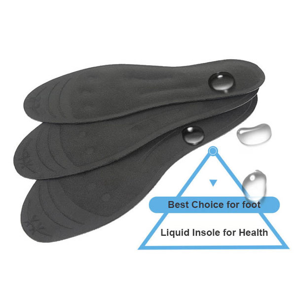 Liquid filled Daily Care Insole Grade Medical Silicone Gel Insole for Standing ZG -462