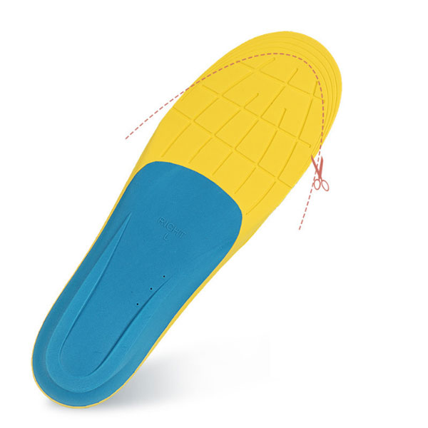 High Elastic Weable Arch Support Flat Foot Correction Orthotic EVA Insole per Adulti ZG -225