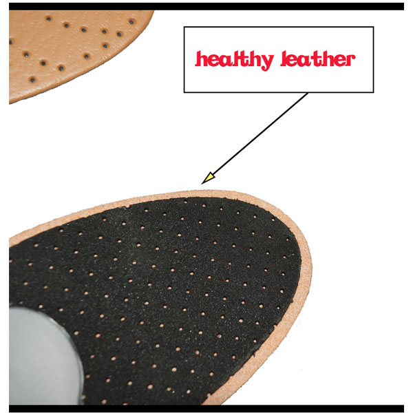 Comfort Cow Leather Arch Support Orthotics Full long Insole per Adulti ZG -1861