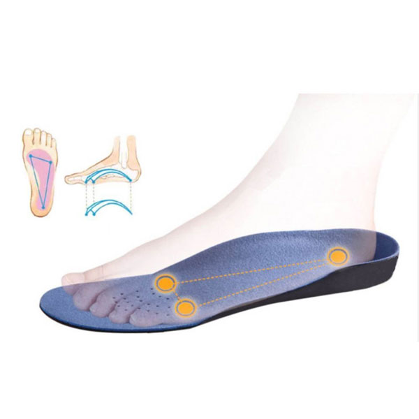 High Arch Support Orthotics Insole Assorbimento Shock Flat Correction Insole ZG -1834