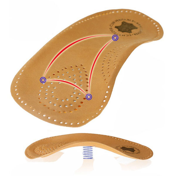 Sheepskin Genuine Leather Inser Metatarsal Massage Arch Support Orthotics Shoe Insole ZG -1863