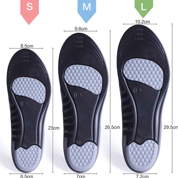 PU Foam Sport Shoe Insole Arch Support Foot Insole per donne e uomini ZG -1847
