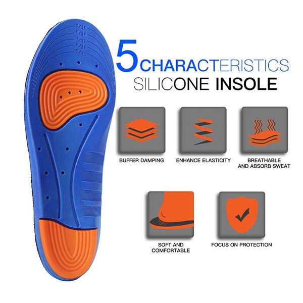 Commercio all'ingrosso Amazon Hot Selling Soft Memory Foam Insole Sport Shoes Pu Insole ZG -1896