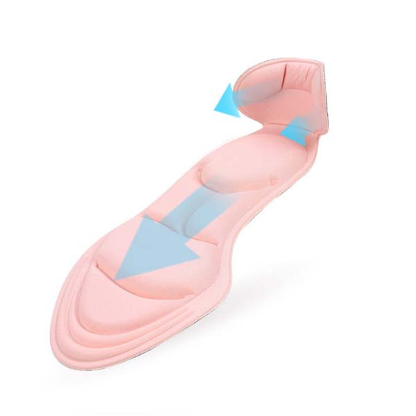 3D Super Comfort Respirabilità 3D Sponging Foam Massage Insoluto con Back Heel Liner per High Heel Shoes ZG -366