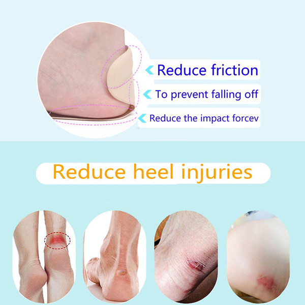 Self Sticky Heel Pain Relief Pads Adhesive Gel Insole ZG -230