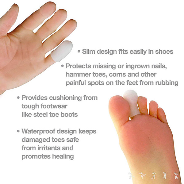 Super Soft Silicon Gel Toe Separatore Scarpe Toe Cap Protettore del dito Sport ZG -267