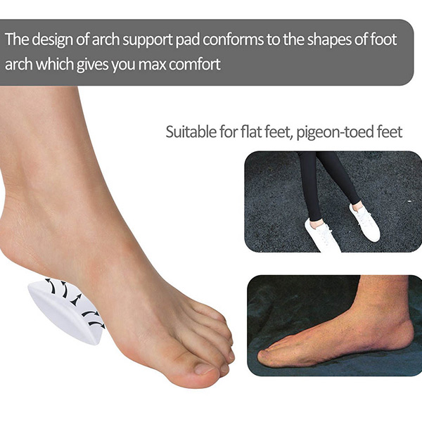 Arch Support Gel Insole per Flat Feet Transgenitore Arch Pad per le donne ZG -253