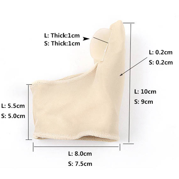 Consegna rapida Lycra Fabric High Elastic Bunion Corrector ZG -484