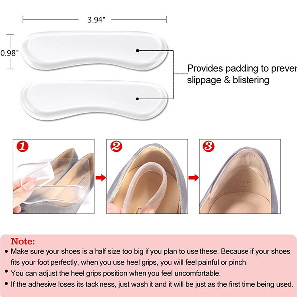 Heel Grips Liner e Arch Support Back Heel Insolutions for Shoes ZG -273