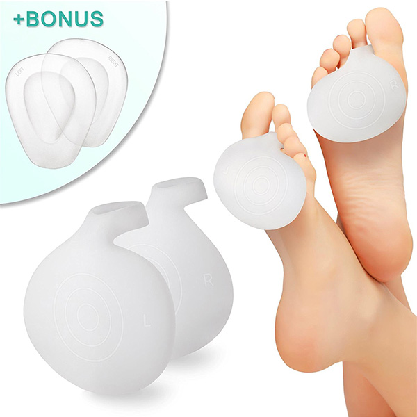Nuovi prodotti medici Silicone Originali Metatarsale Pad Gel Pad Ball of Foot Cushions Rapid Foot Pain Relief ZG -282
