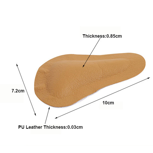 Latex Rubber Foot Pad Respirabile Forefoot Insole Inserisci supporto Arch Pad Cushion Unisex Foot Patch Pedicure Strumenti ZG -375
