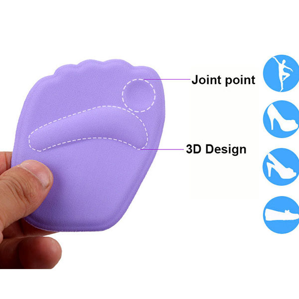 Super Soft Daily Use Foot Pain Relief Protettore Gel High Heel Pads ZG -416