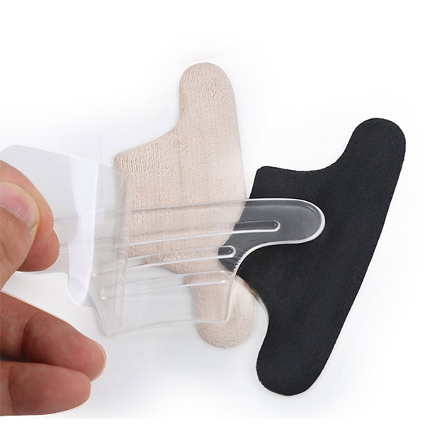Nuovo stile Silicone Gel Heel Grips Cushion Back Pads tessuto tacco presa ZG -365