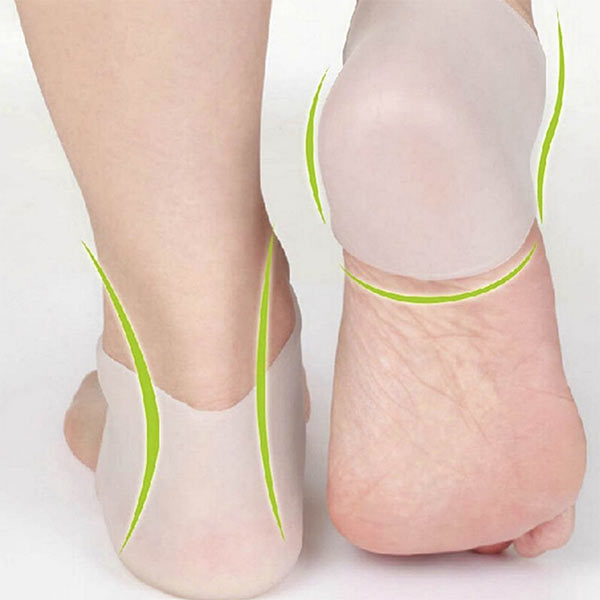 Silicone Heel Protettore del dolore Relief Insole Proteggere il foot Care Gel Heel Cushion ZG -1806