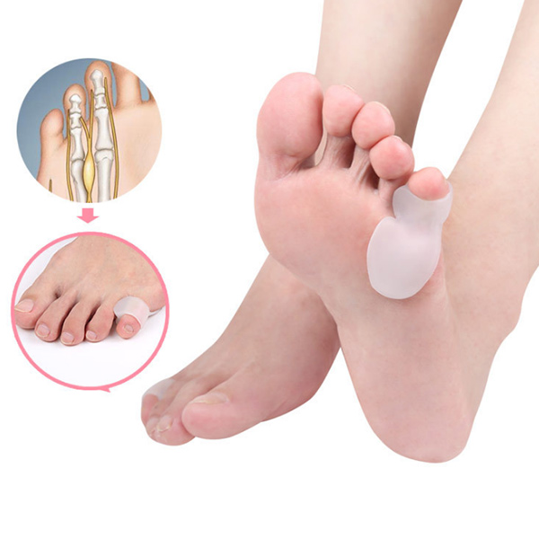 Donne Piede Care Silicone Gel Toe Spreader Claw Hammer Bunion Hallux Valgus High Heel Pain Relief Cushion Pads ZG -377