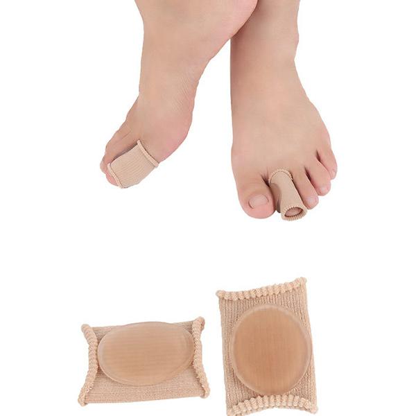 Nuova Arrivale Foot Care Fabric Toe Corrector Soft Silicone SEBS Gel Toe Separatori ZG -423