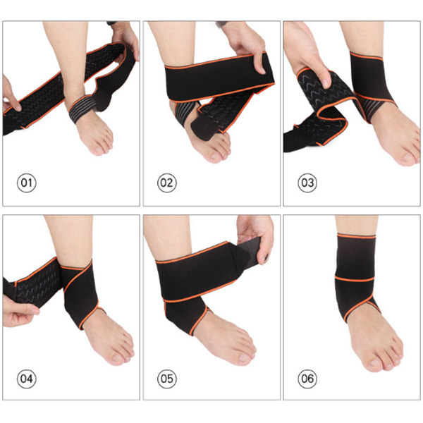 Braccia di Neoprene Ankle regolabile per il Basketball Sprain Supporto ZG -S9